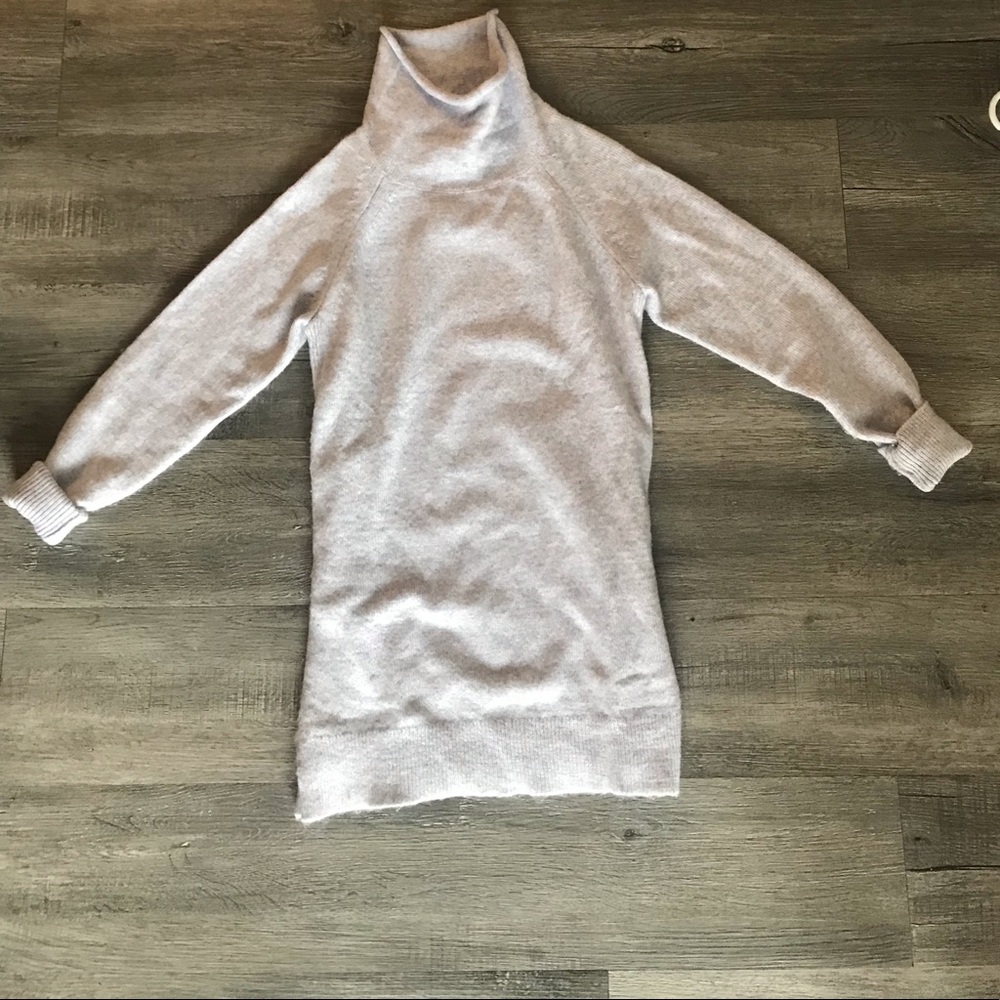 Light Blue Long Ann Taylor Turtleneck Sweater